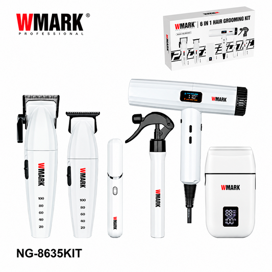 Combo de Barbería 6 en 1 de WMARK NG - 8635 KIT