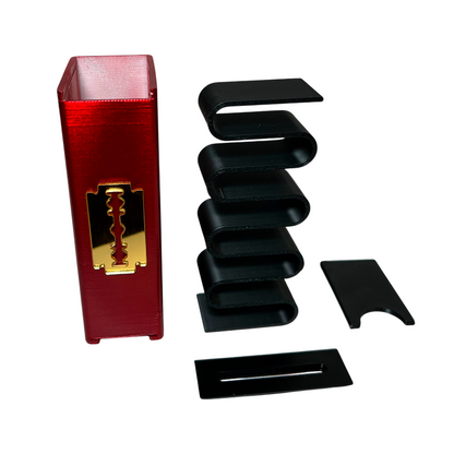 Dispensador de cuchillas de Barbería con soporte