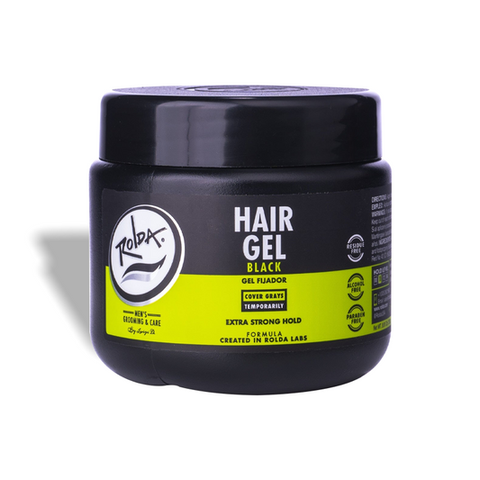 Gel Fijador Rolda Black Styling - Matizador de canas. 120g