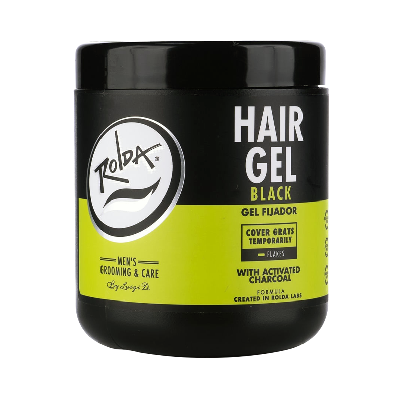Gel Fijador Rolda Black Styling - Matizador de canas. 500g