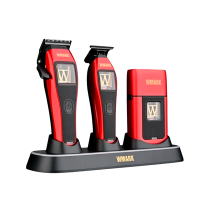 Kit de Barbería 3 en 1 Wmark NG - X1 con su Maletín
