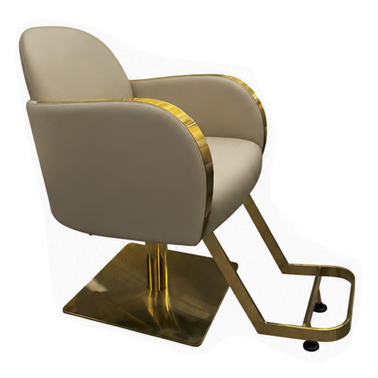 Silla de peluquería importada WL - S2316 Beige