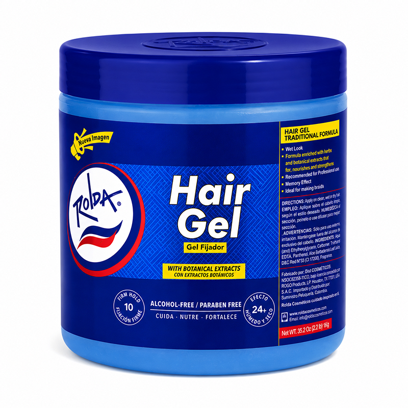 Gel fijador Rolda Azul extra fuerte 1000g