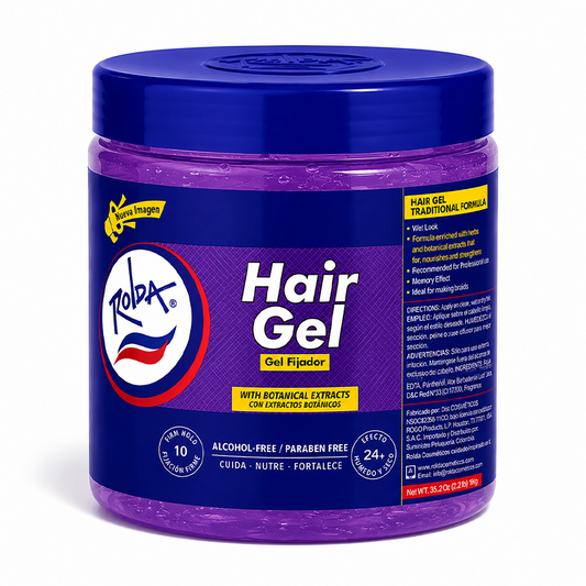 Gel fijador Rolda Morado extra fuerte 1000g