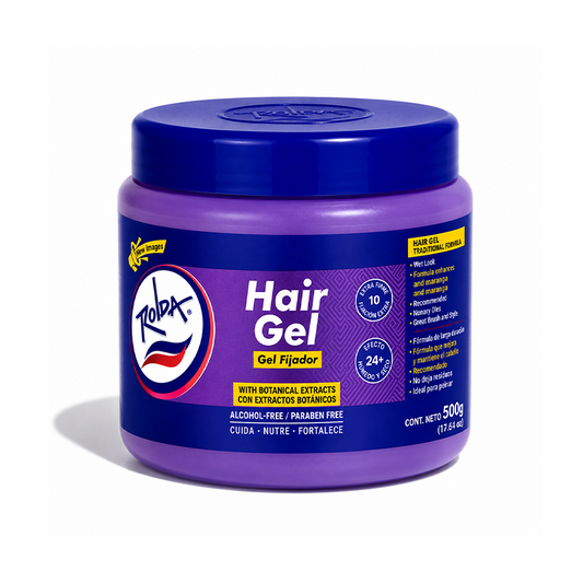 Gel fijador Rolda Morado extra fuerte 500g