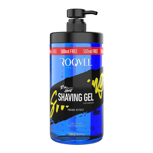 Shaving Gel Profesional de Roqvel con efecto refrescante 1500 ml Azul